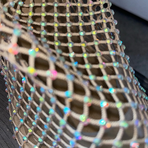 Nude Rhinestone boots - Picture 5 of 5